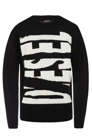 Sweter z logo, zdjęcie 1 Sweter z logo od Diesel